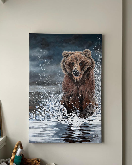 “Unbound” Acrylic, (Original Painting)
