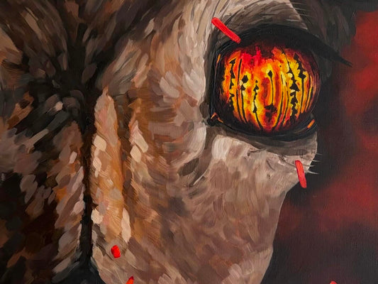 “Surrounded” Oil, (Original Painting)